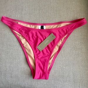 NEW JCrew Swim Bottom Fuchsia Pink